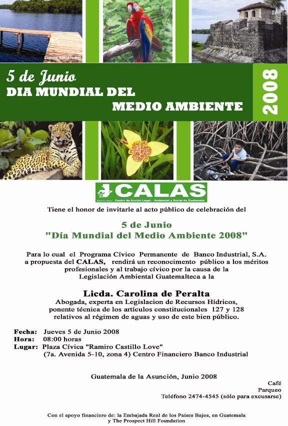 invitación día mundial del medio ambiente