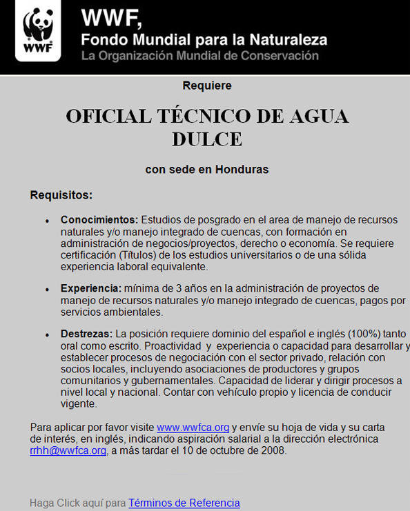anuncio WWF
