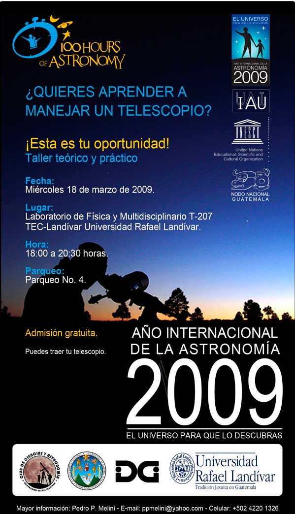 Taller astronomía