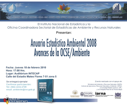 Invitación Anuario Estadístico 08