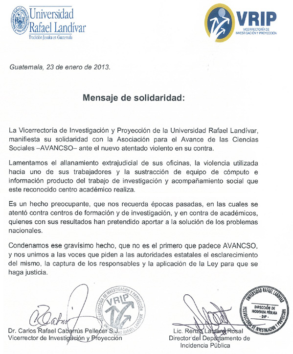 Comunicado